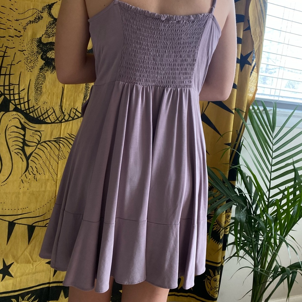 Flowy lavender colored dress